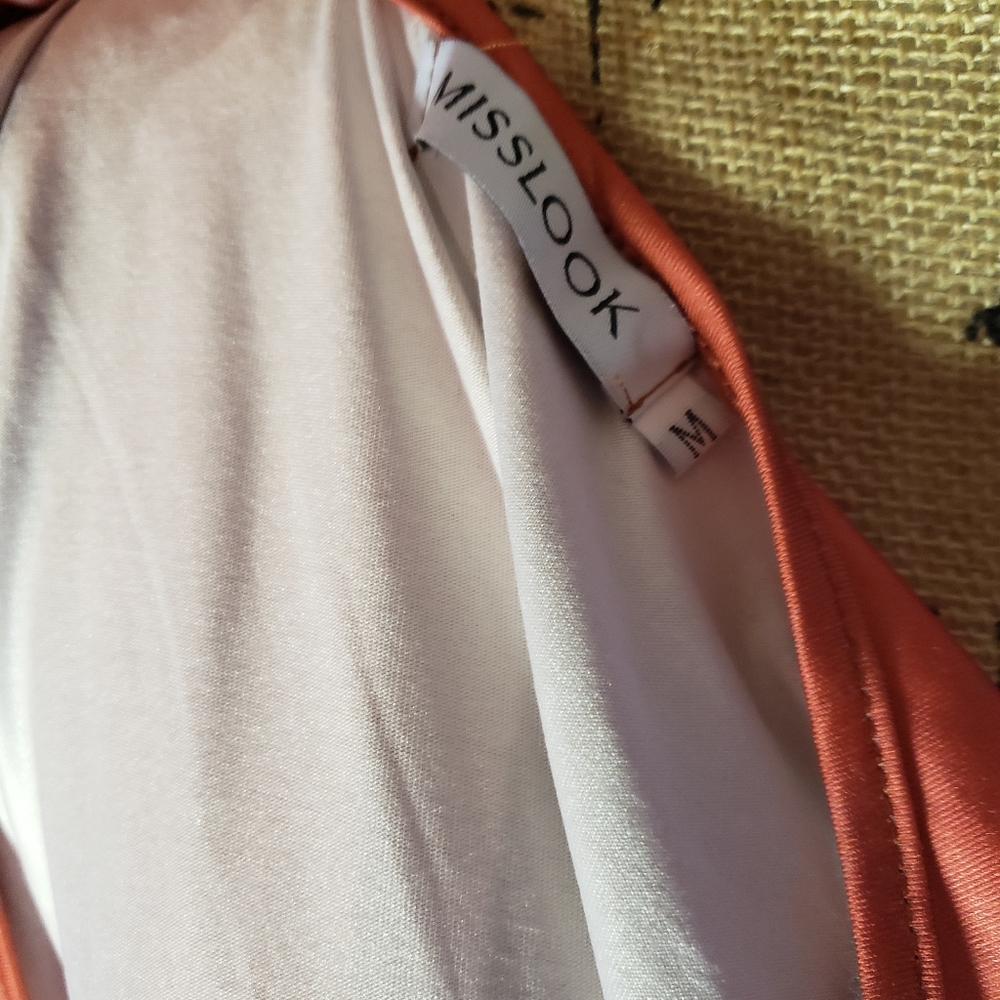 Misslook Ombre Midi Dress Orange to Green - Picture 6 of 8